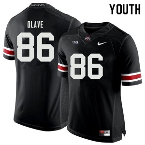 Youth Chris Olave Black Ohio State #86 Stitched Jerseys